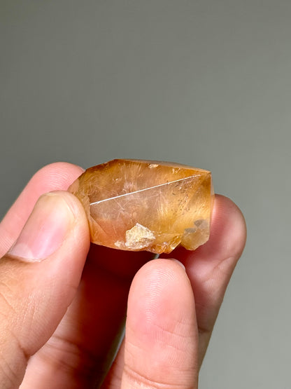 Semi-Polished Himalayan Quartz with Rutile