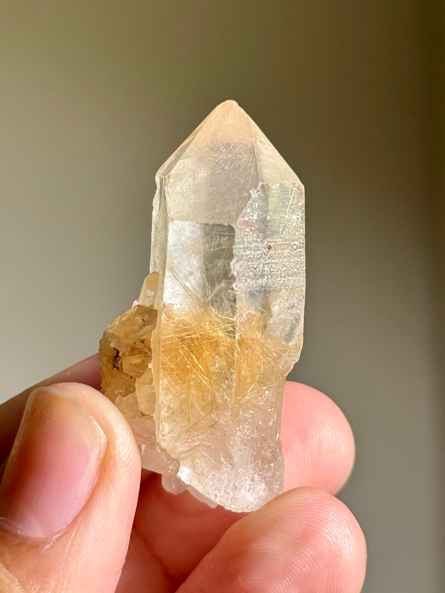 Rutile in Quartz
