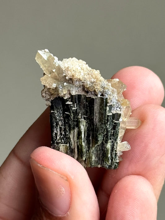 Hedenbergite & Quartz