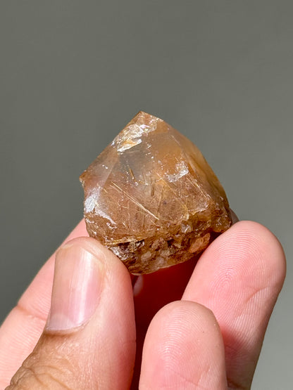 Semi-Polished Himalayan Quartz with Rutile