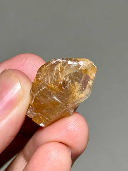 Semi-Polished Himalayan Quartz with Rutile