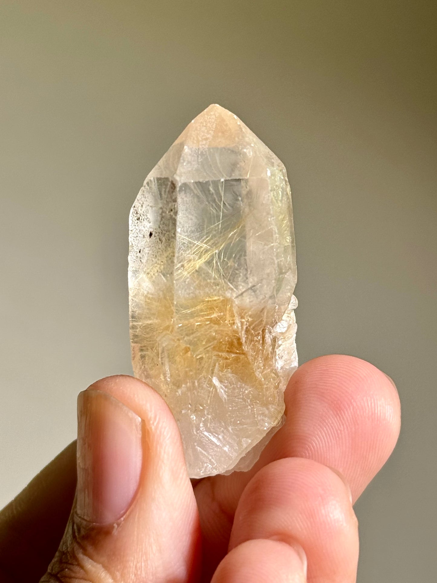 Rutile in Quartz