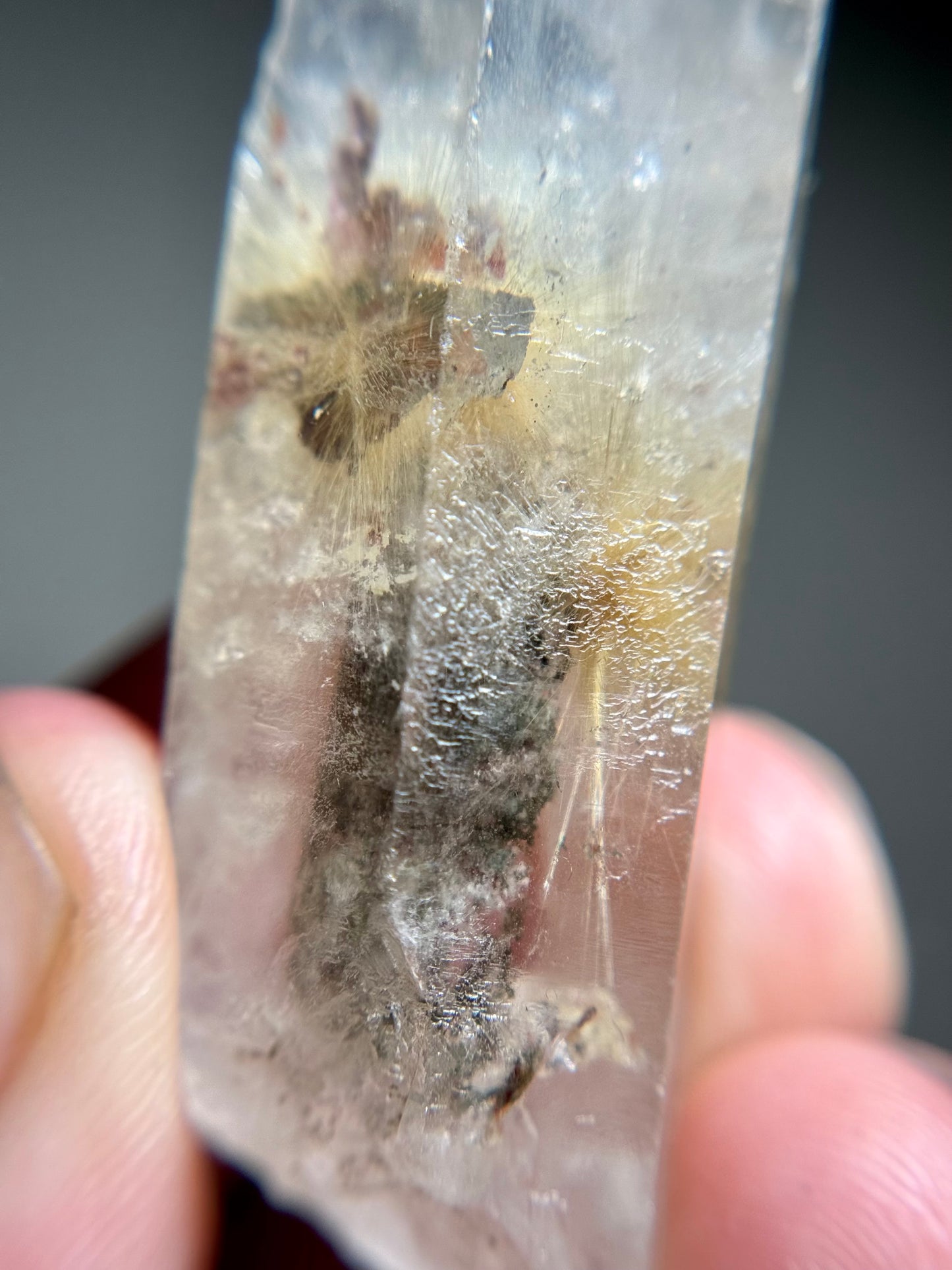 Dandelion Rutile in Quartz