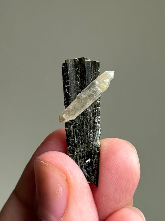Hedenbergite & Quartz