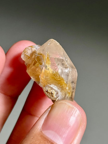 Rutile in Quartz