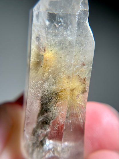 Dandelion Rutile in Quartz