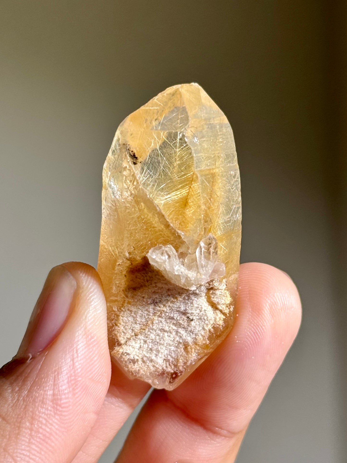 Rutile in Quartz
