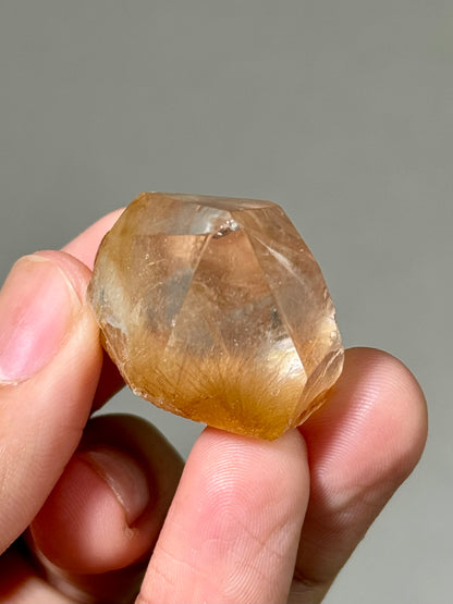 Semi-Polished Himalayan Quartz with Rutile