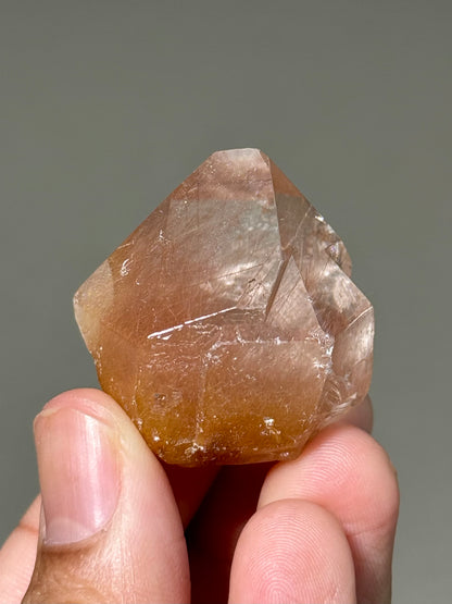 Semi-Polished Himalayan Quartz with Rutile