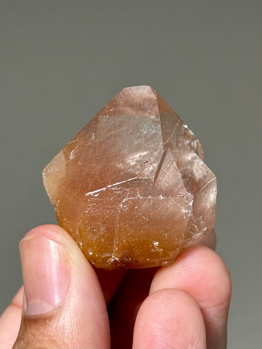 Semi-Polished Himalayan Quartz with Rutile