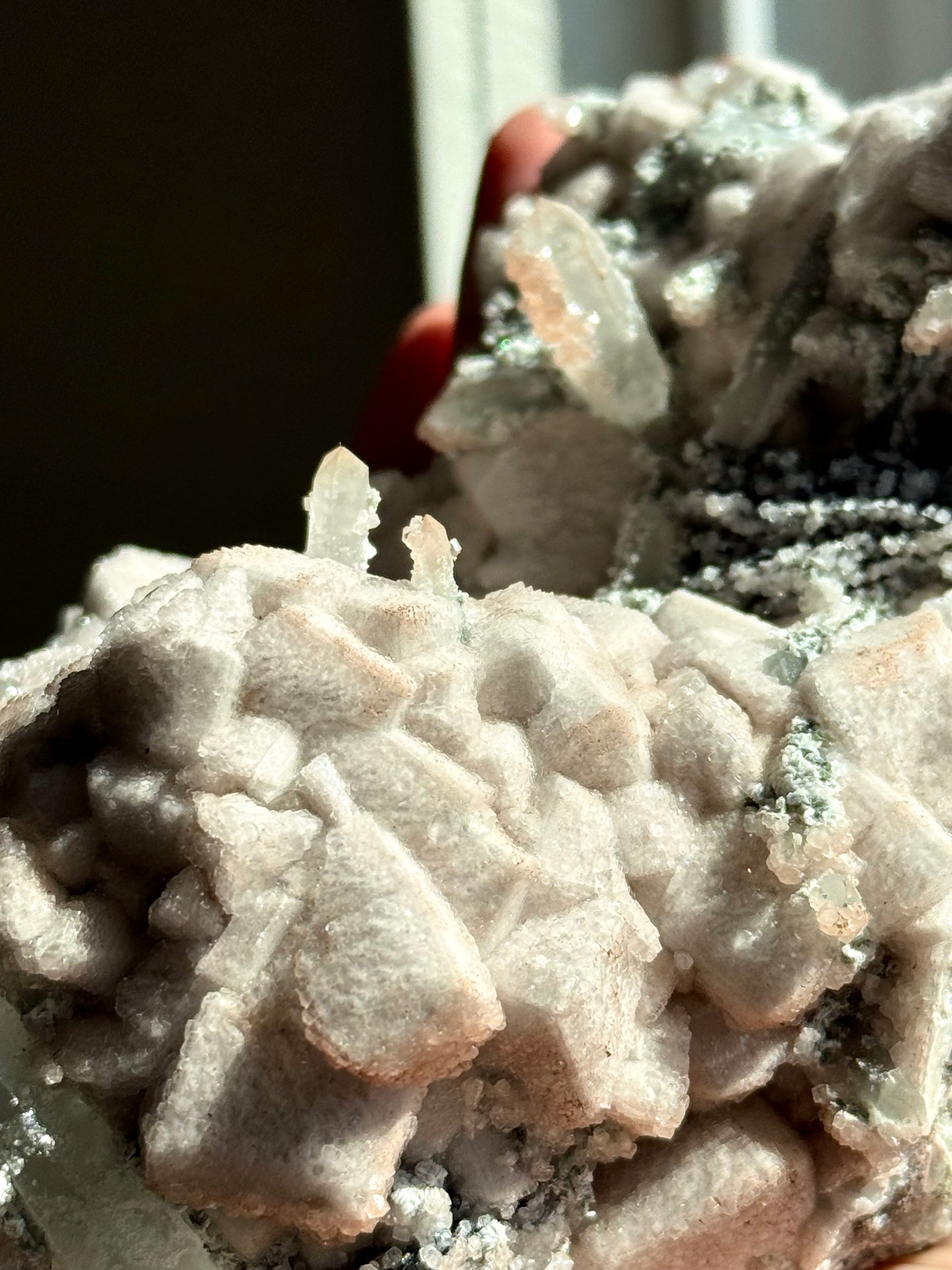 Calcite, Hematite & Quartz