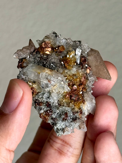 Quartz, Calcite & Pyrite