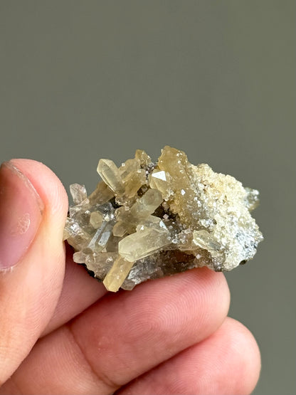 Hedenbergite & Quartz