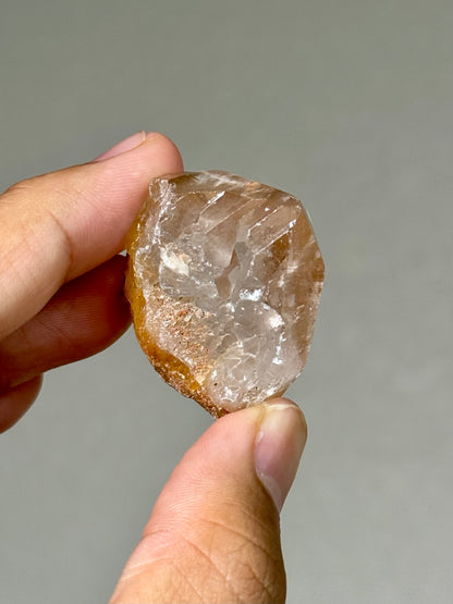 Semi-Polished Himalayan Quartz with Rutile