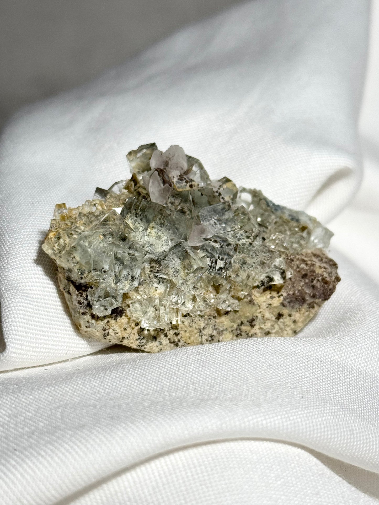 Fluorite & Calcite w/Dendrites