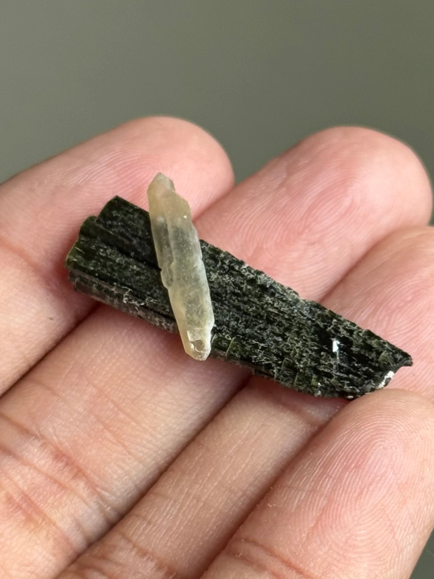 Hedenbergite & Quartz