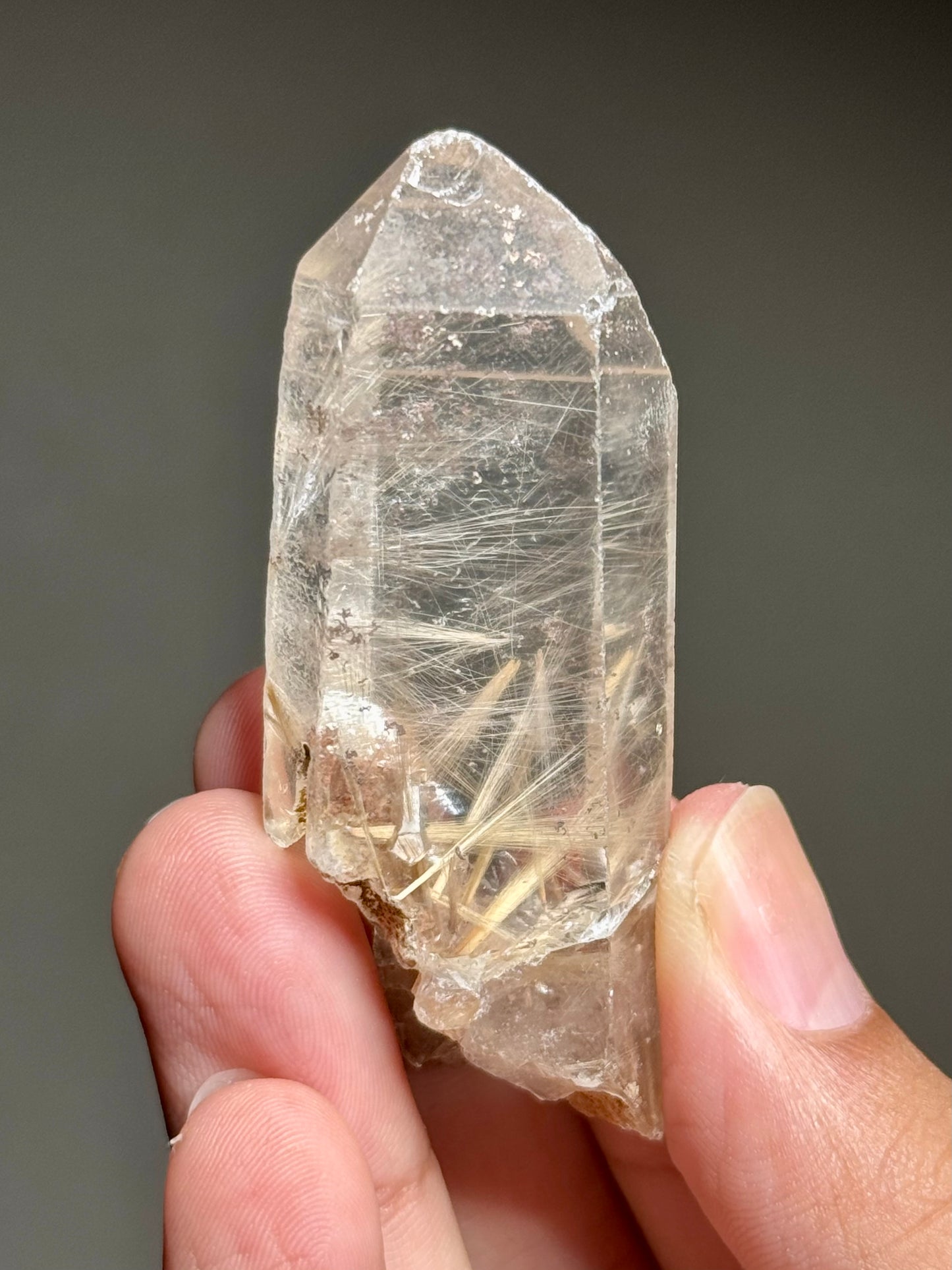 Rutile in Quartz