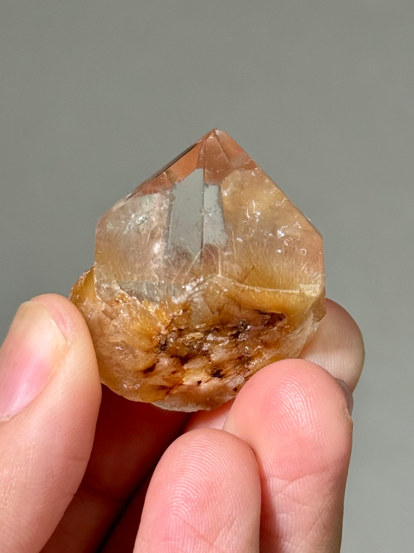 Semi-Polished Himalayan Quartz with Rutile