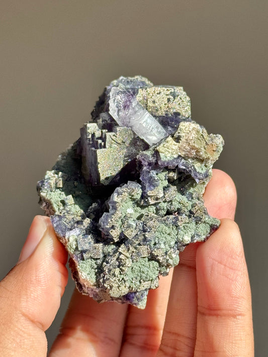 Fluorite & Pyrite