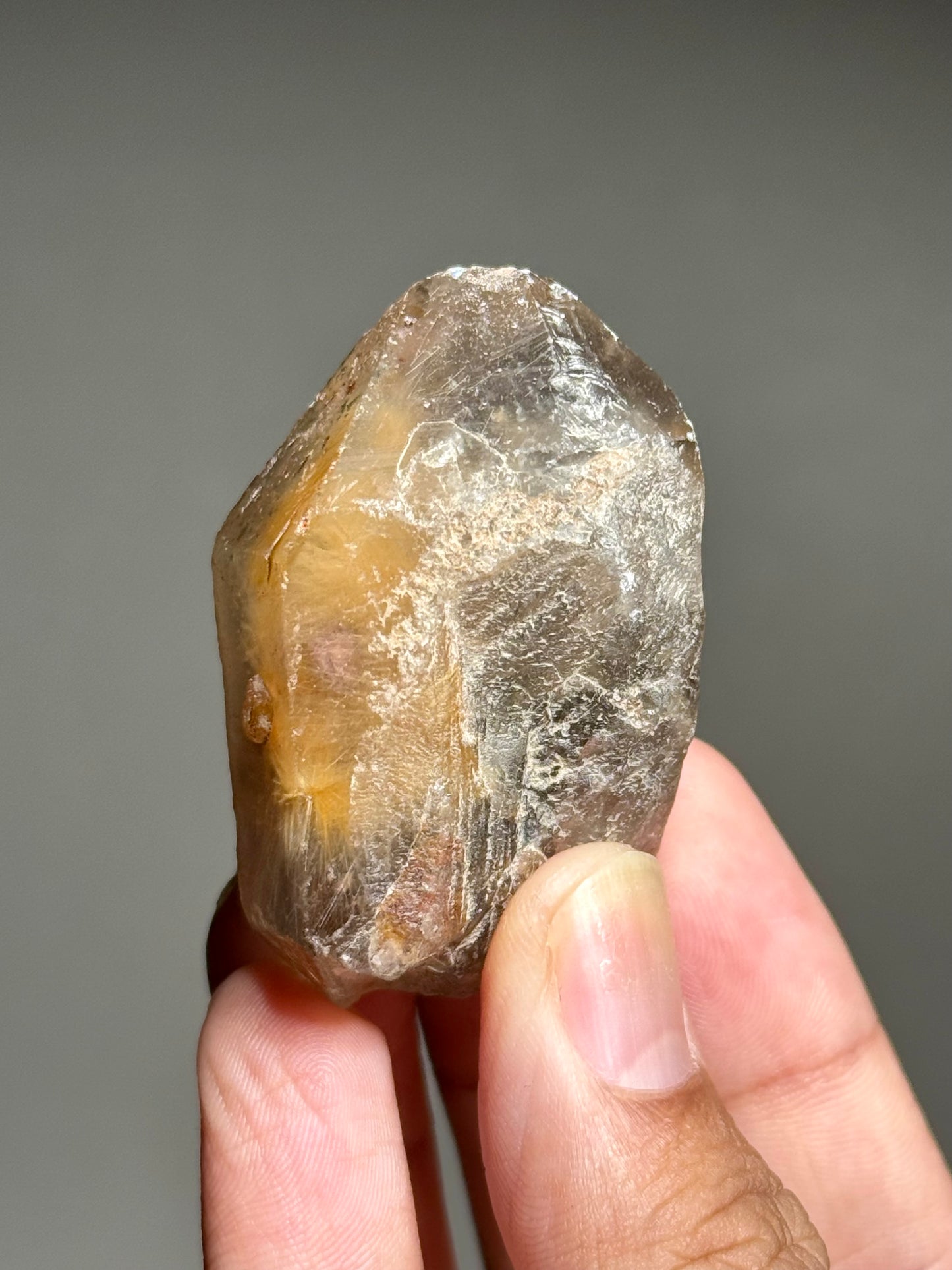 Dandelion Rutile in Quartz