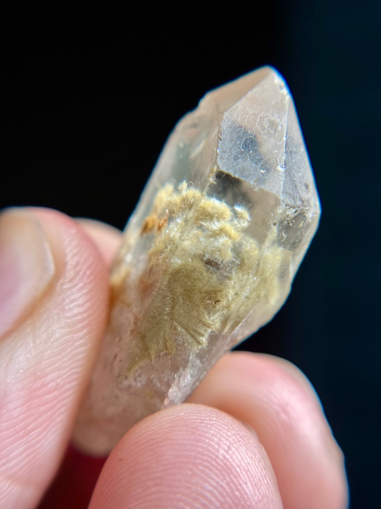 Dandelion Rutile in Quartz