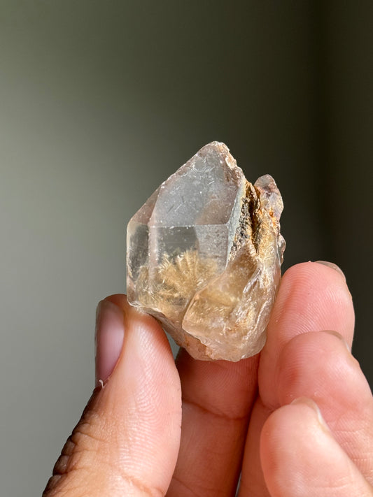 Rutile in Quartz