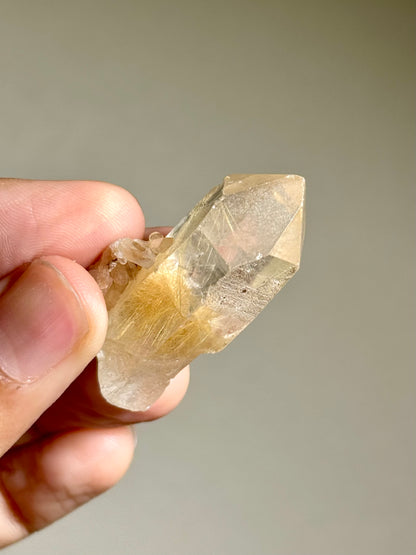 Rutile in Quartz