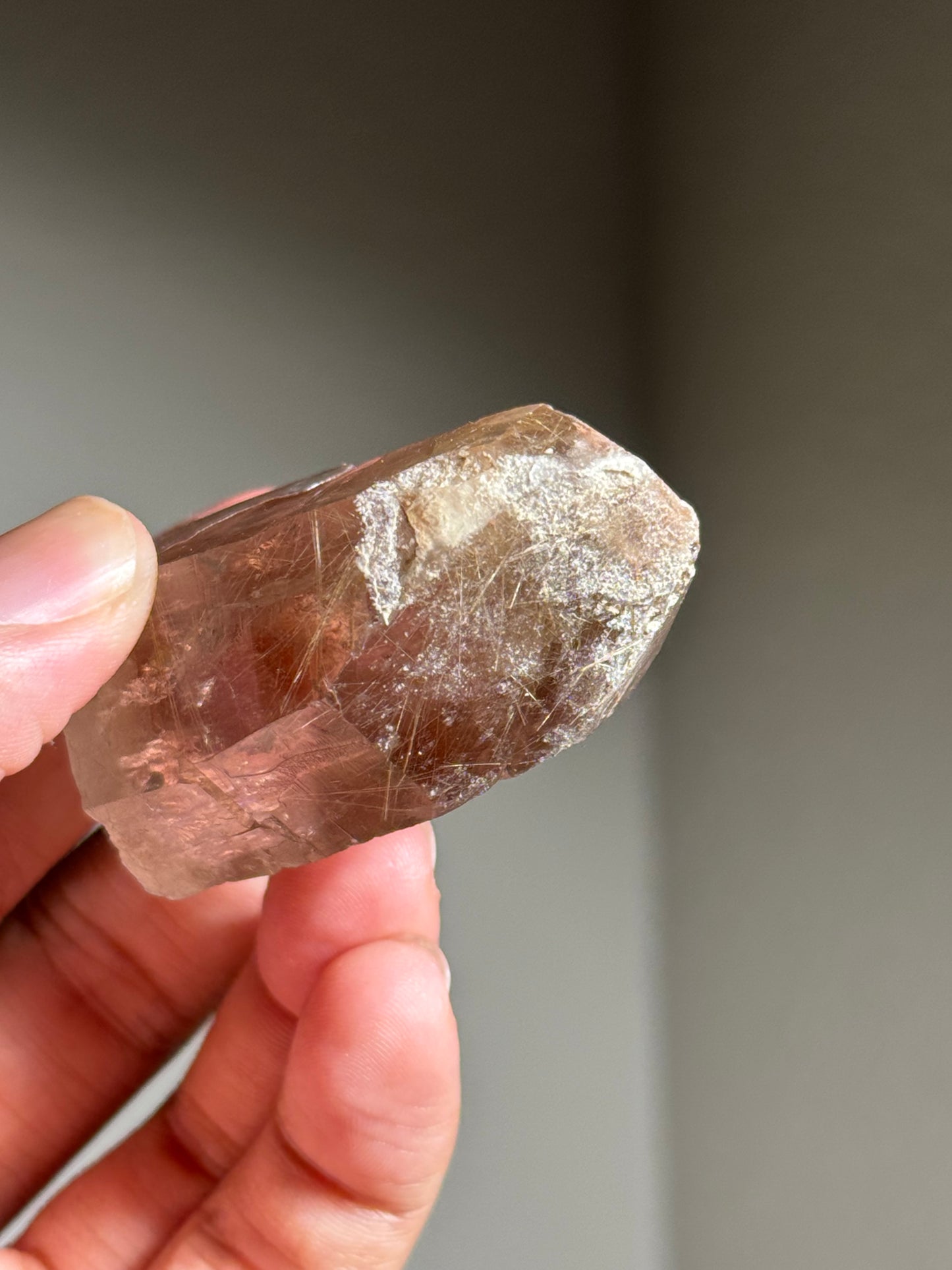Smoky Quartz with Rutile