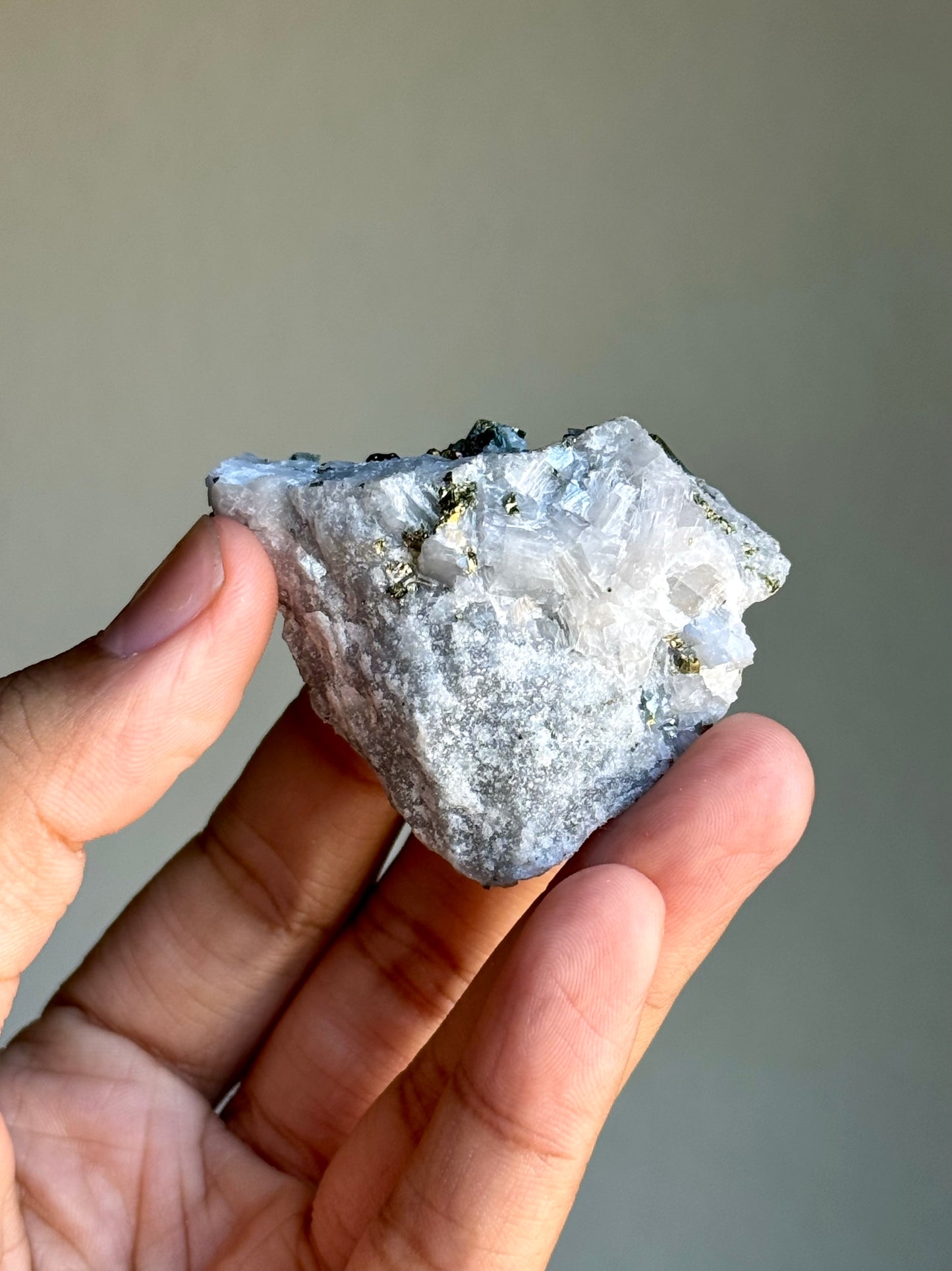 Dolomite, Chalchopyrite & Quartz