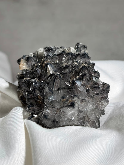 Quartz with Goethite & Calcite