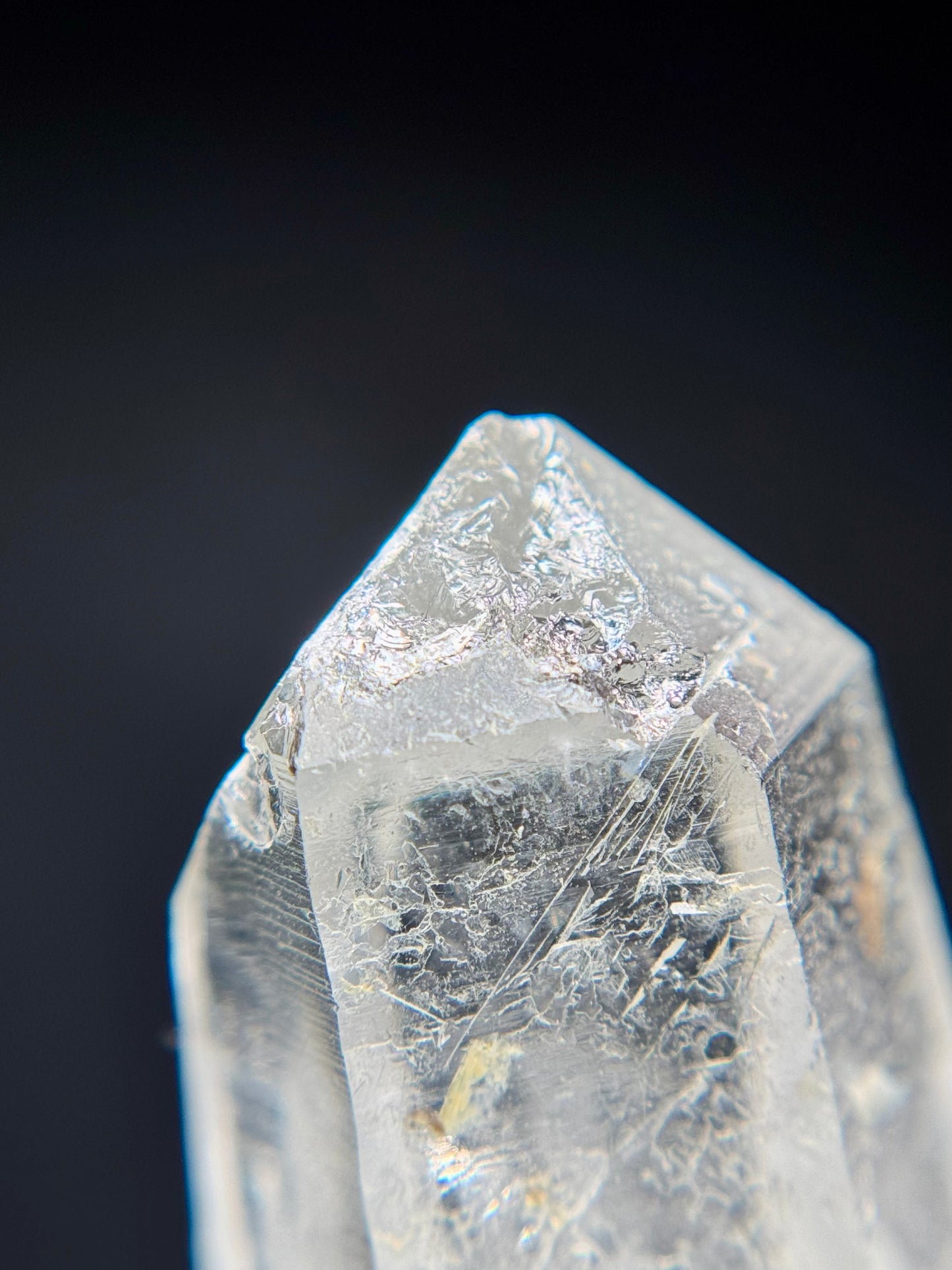 Cookite & Tremolite in Quartz