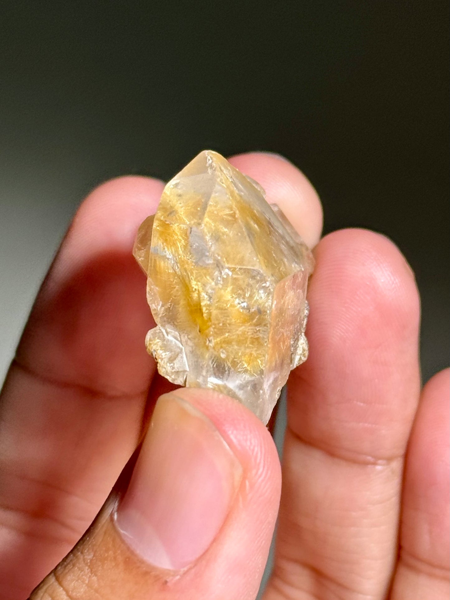 Rutile in Quartz