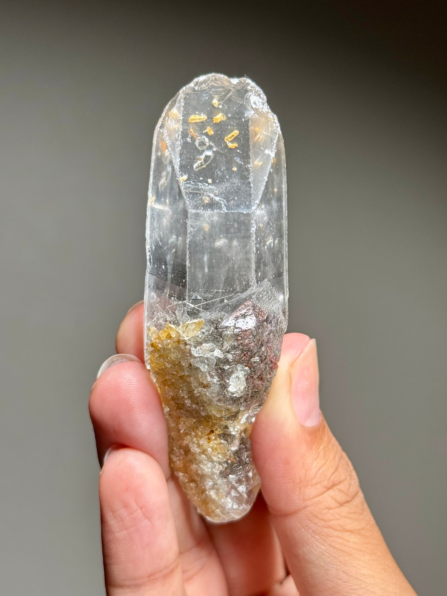 Rutile in Quartz