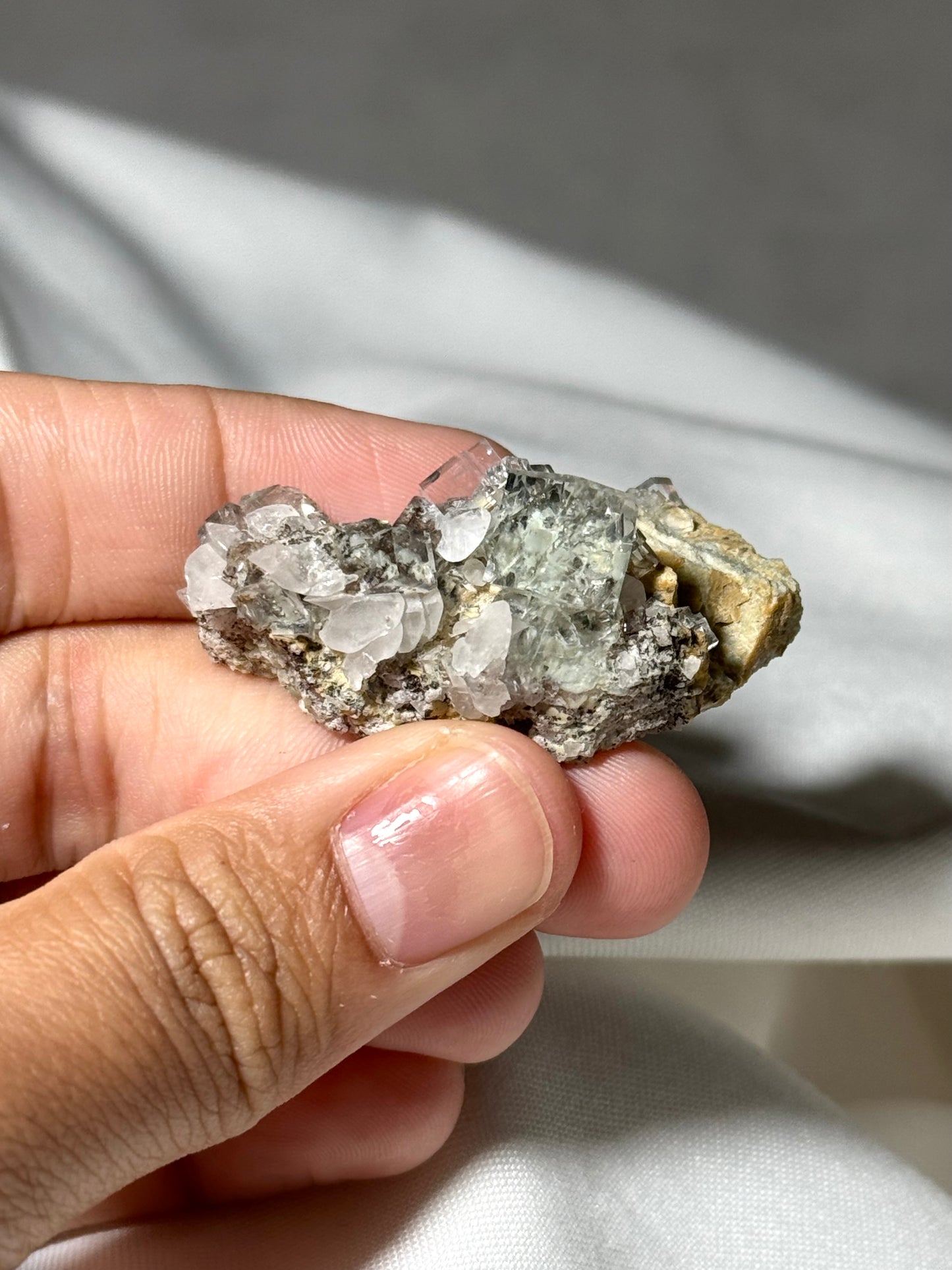 Fluorite & Calcite w/Dendrites