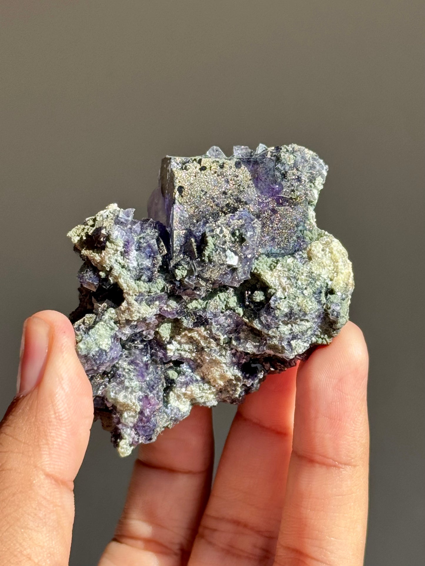 Fluorite & Pyrite