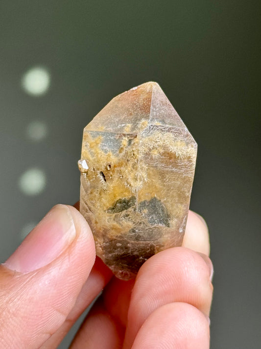 Dandelion Rutile in Quartz