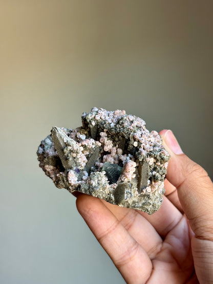 Calcite, Quartz & Fluorite