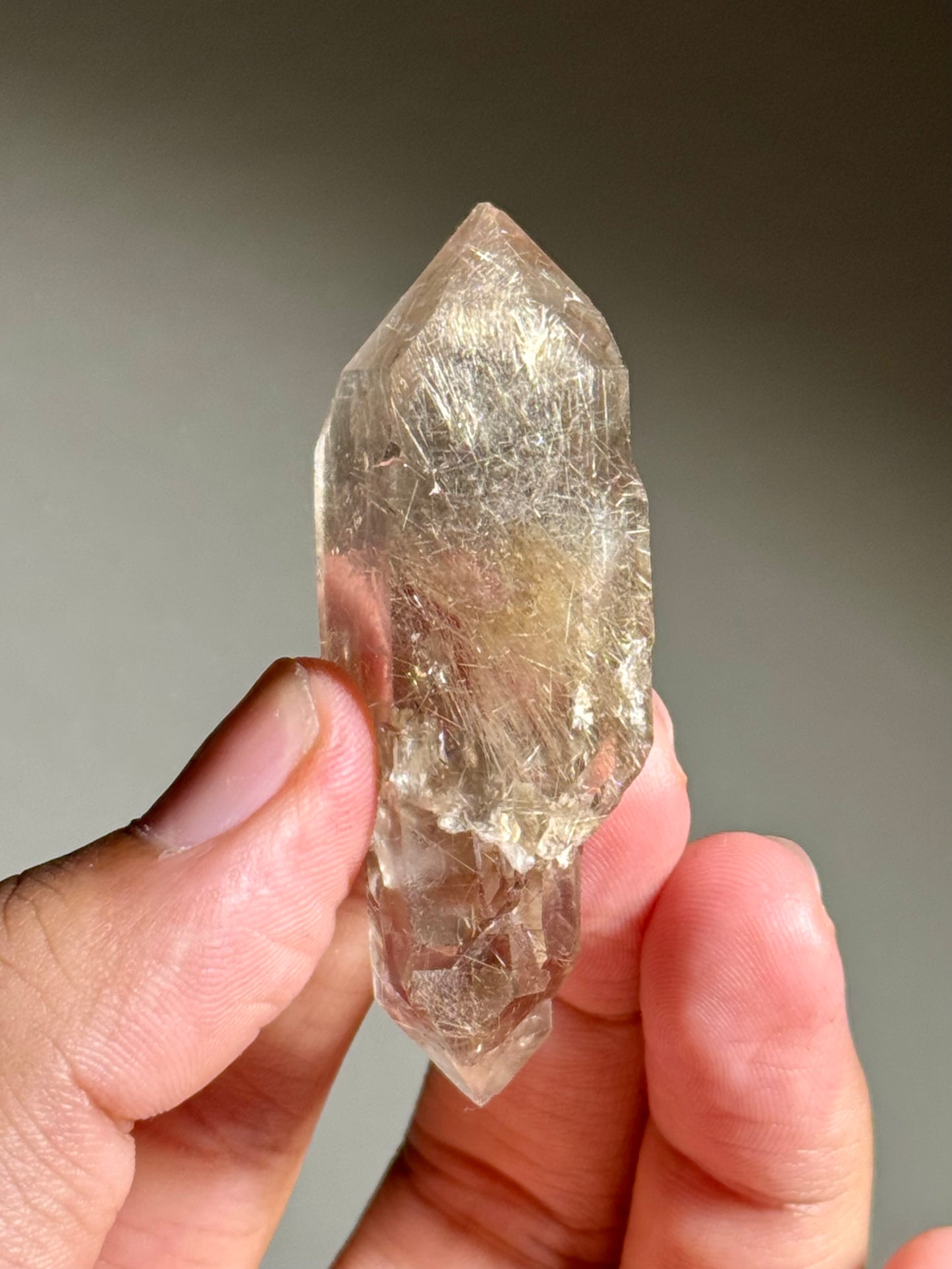 Smoky Quartz with Rutile (DT)