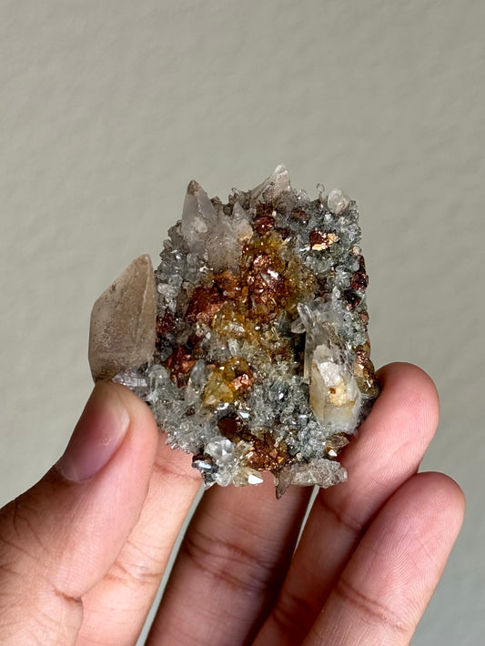 Quartz, Calcite & Pyrite