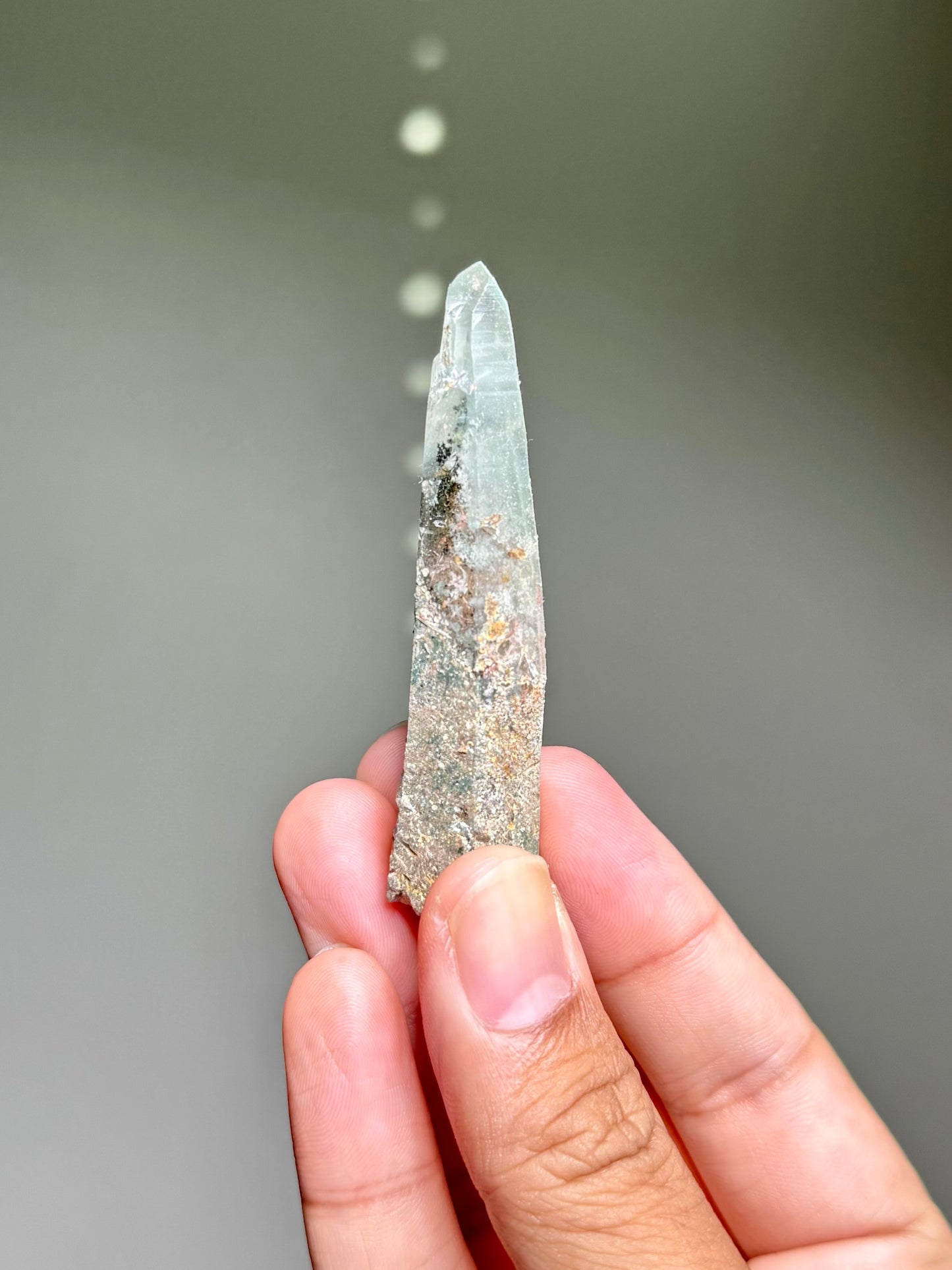 Byssolite & Rutile in Quartz
