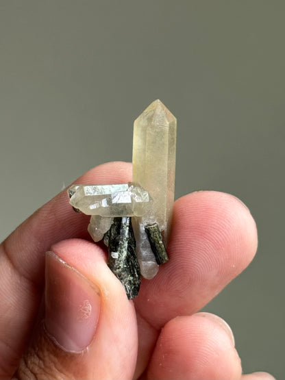 Quartz & Hedenbergite