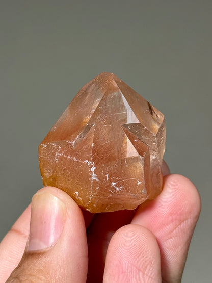Semi-Polished Himalayan Quartz with Rutile
