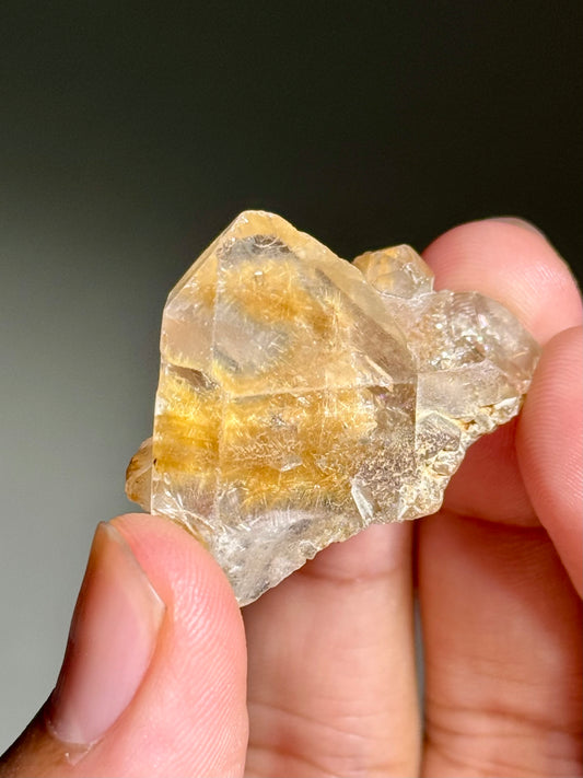Rutile in Quartz