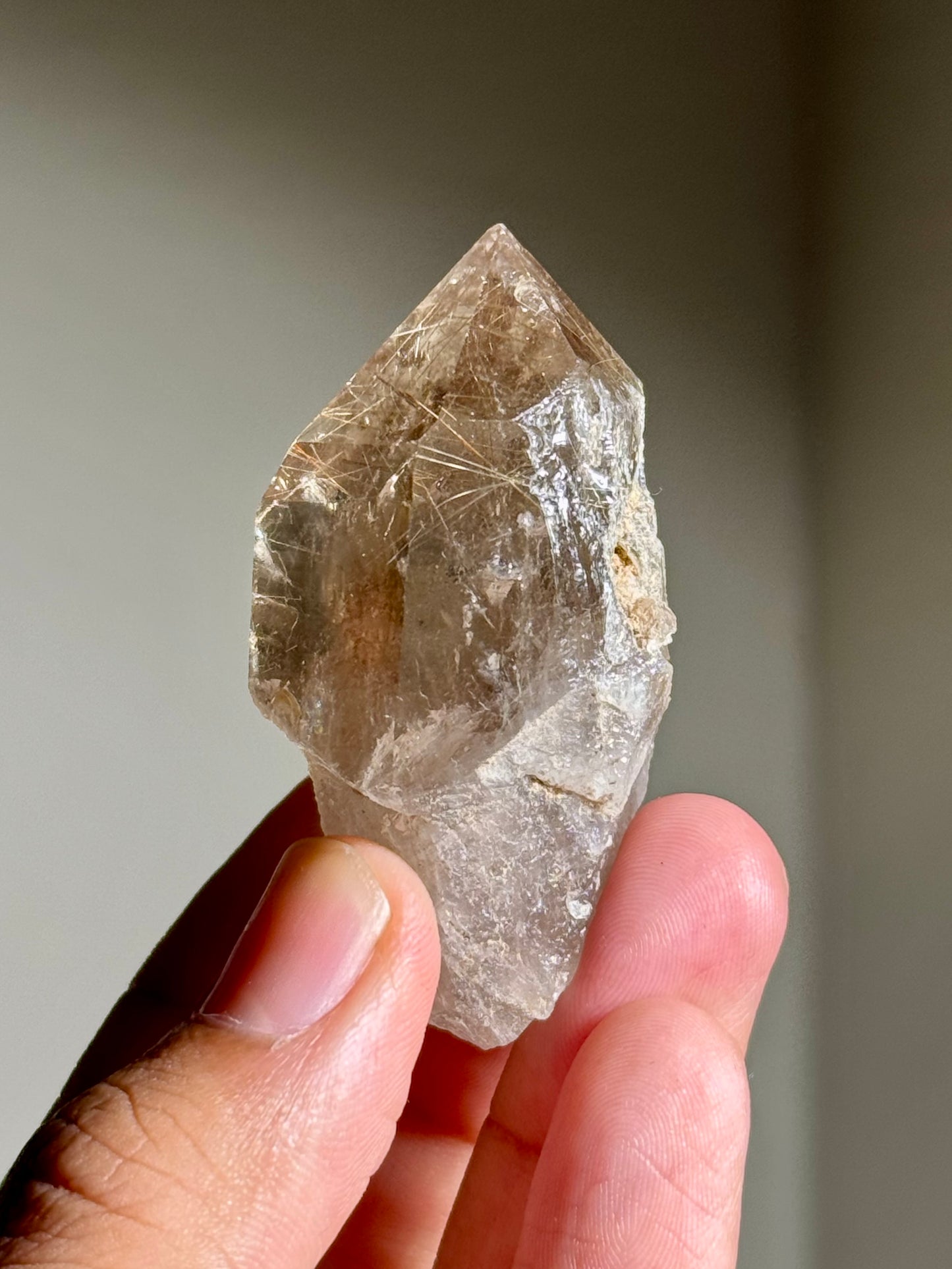 Smoky Quartz with Rutile