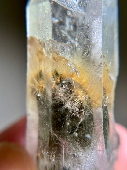 Dandelion Rutile in Quartz