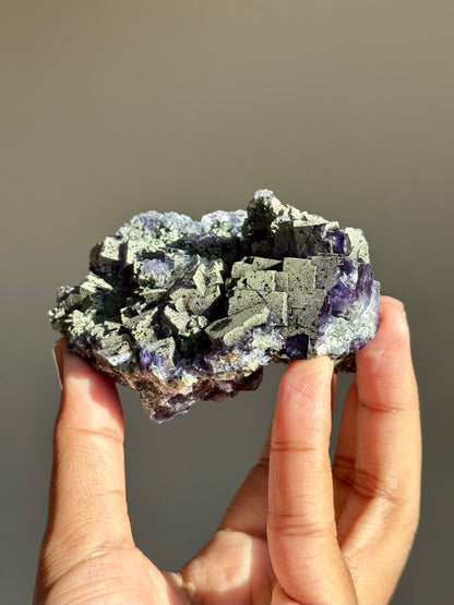 Fluorite & Pyrite