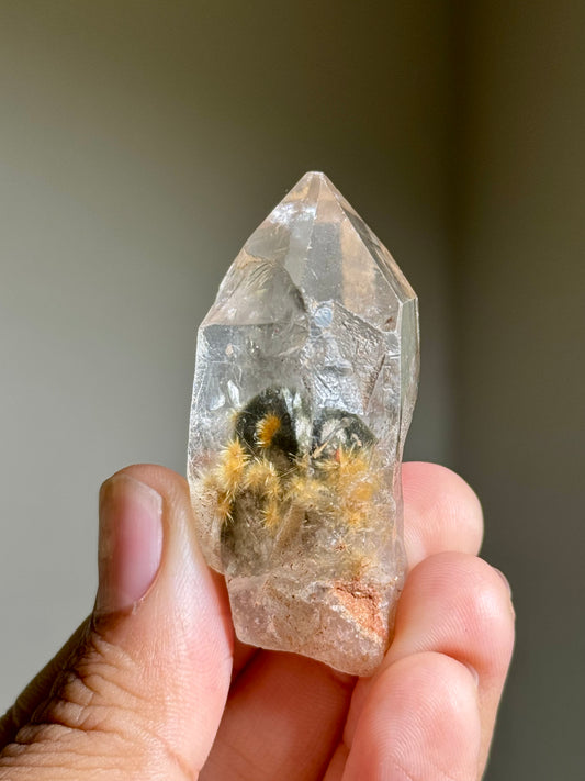 Dandelion Rutile in Quartz