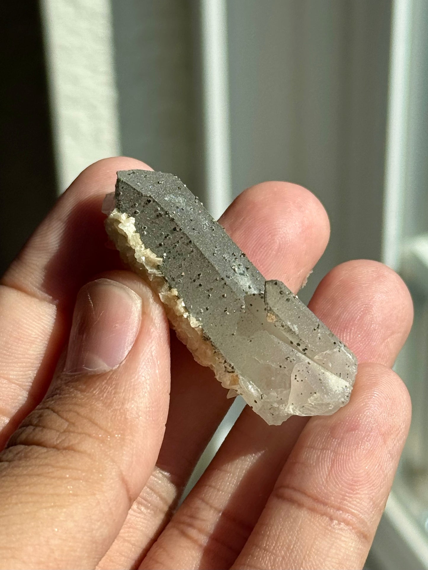 Quartz, Pyrite, Dolomite & Calcite