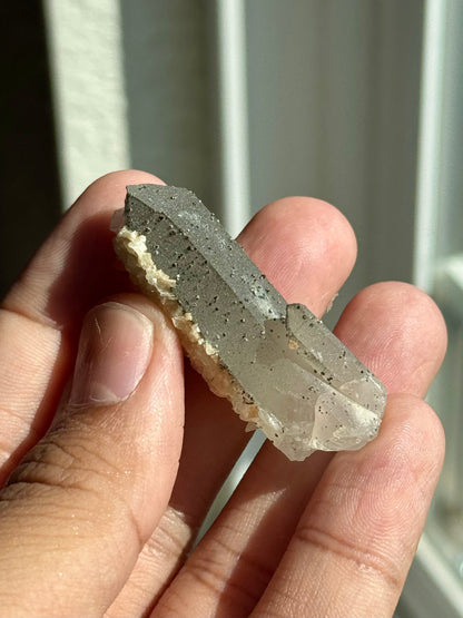 Quartz, Pyrite, Dolomite & Calcite