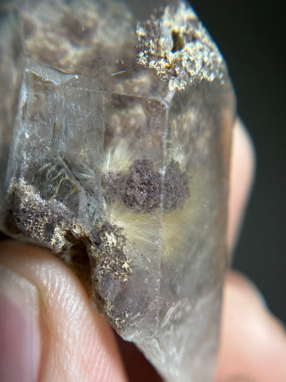 Dandelion Rutile in Quartz